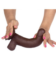 Slidy Dildo Realista Dual Layer Retráctil y Orientable 8