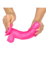 Slidy Dildo Realista Dual Layer Retráctil y Orientable 8