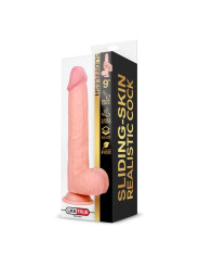 Slidy Dildo Realista Dual Layer Retráctil y Orientable 9