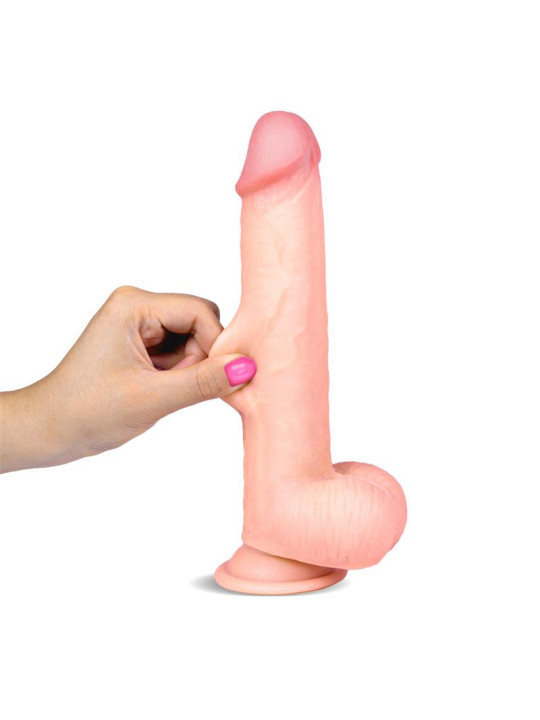 Slidy Dildo Realista Dual Layer Retráctil y Orientable 9