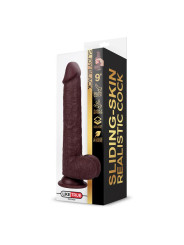 Slidy Dildo Realista Dual Layer Retráctil y Orientable 9