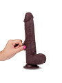 Slidy Dildo Realista Dual Layer Retráctil y Orientable 9