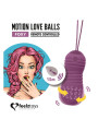 Huevo Vibrador Motion Love Balls con Control Remoto Foxy Púrpura