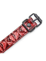 Mordaza de Bola Transpirable Diamond Cuero Vegano