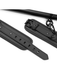 Barra Separadora Rígida Desmontable y 4 Esposas Desmontables Neopreno y Cuero Vegano