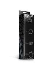 Barra Separadora Rígida Desmontable y 4 Esposas Desmontables Neopreno y Cuero Vegano