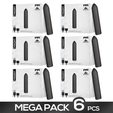 Pack 6 Magny Bala Vibradora Recargable USB Magnético