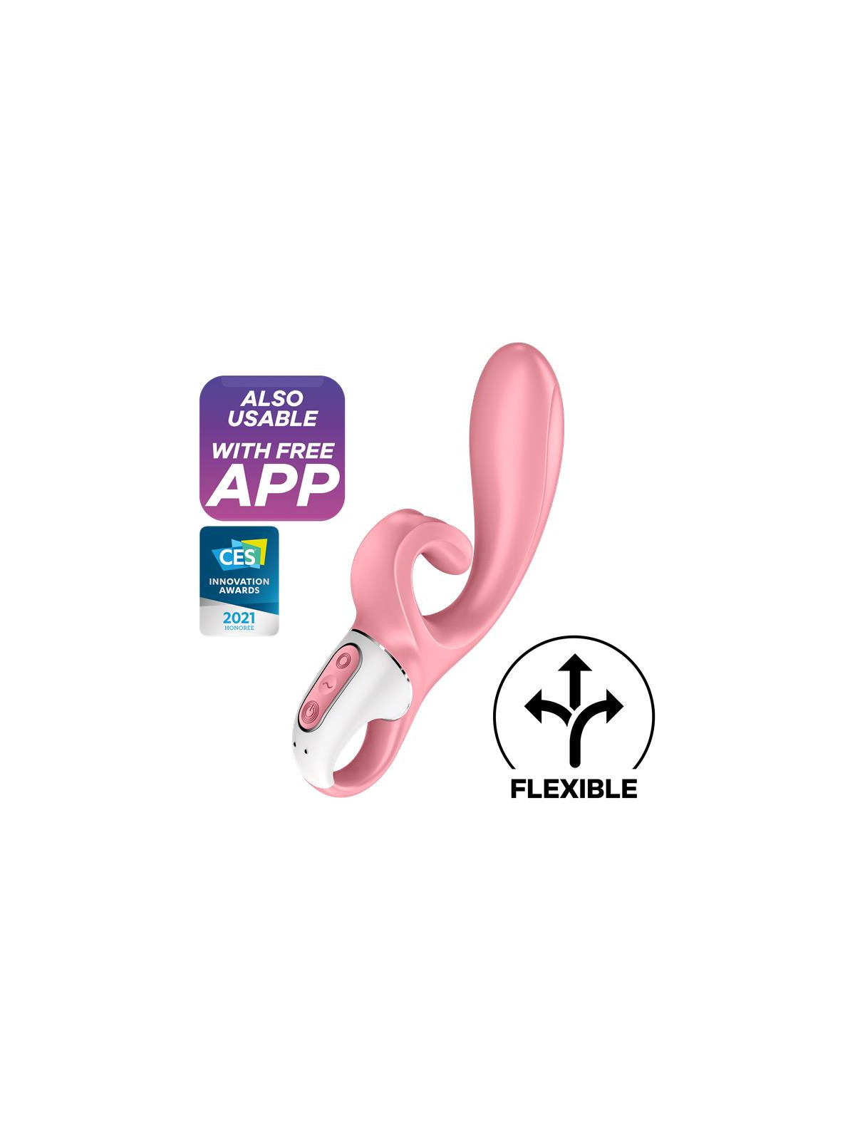 Vibrador Hug Me con APP Satisfyer Connect Rosa
