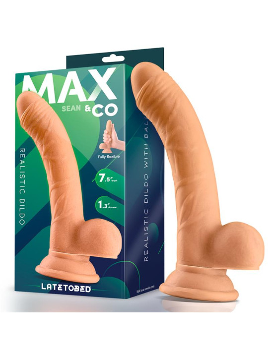 Sean Dildo Realista con Testículos 7.5 Natural