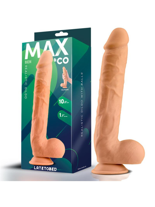 Ben Dildo Realista con Testículos 10.2 Natural