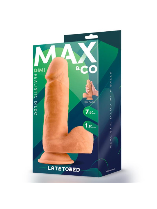 Dimi Dildo Realista con Testículos 7.9 Natural
