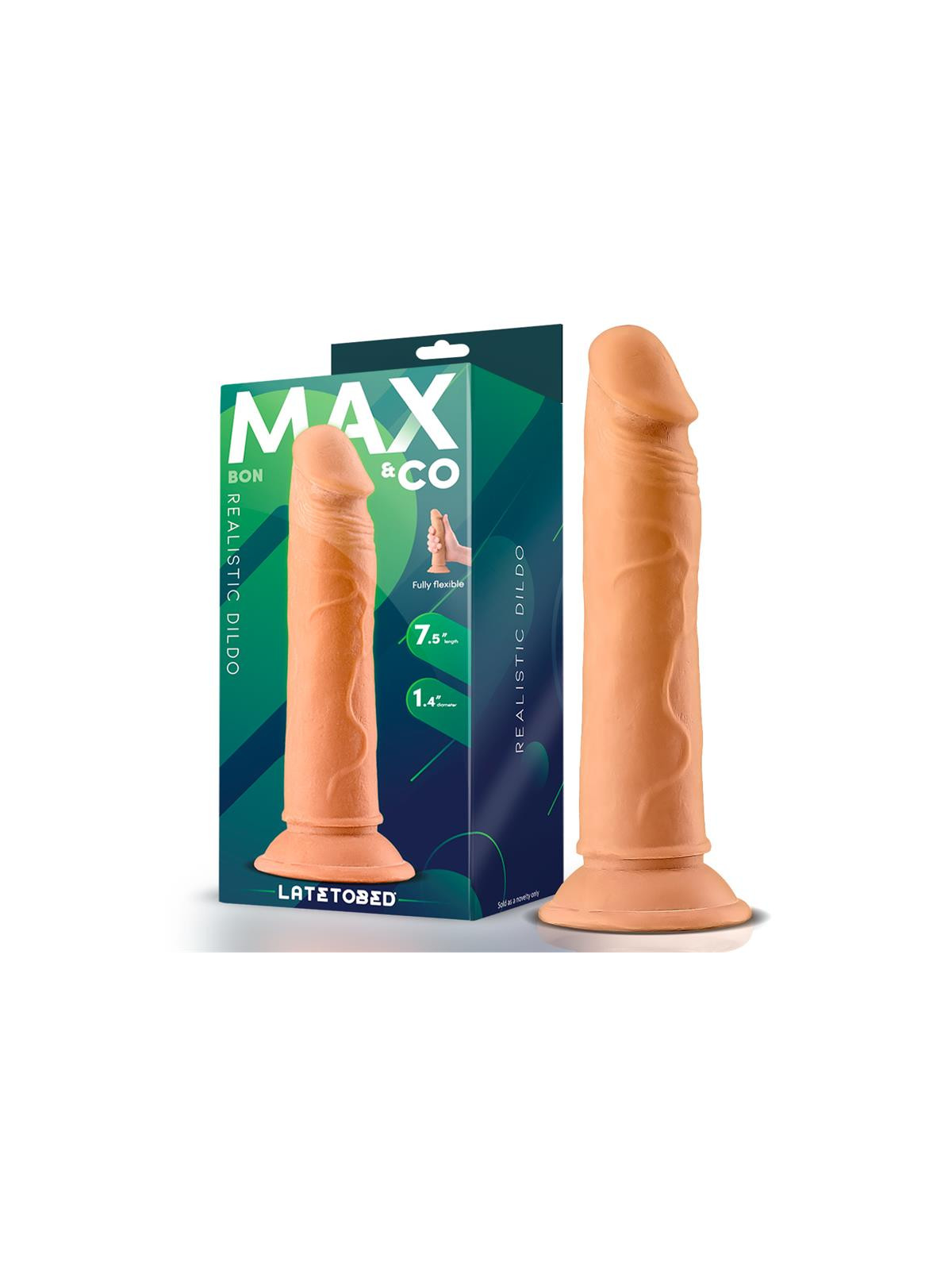 Bon Dildo Realista con Ventosa 7.5 Natural