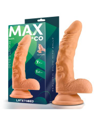 Sam Dildo Realista con Testículos 7.1 Natural