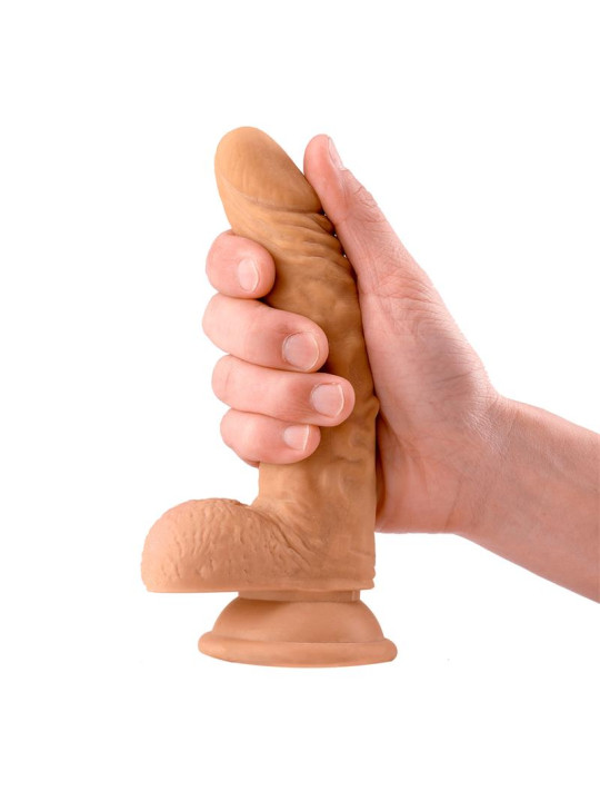 Sam Dildo Realista con Testículos 7.1 Natural