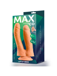 Twin Dildo Doble Realista 7.1 Natural