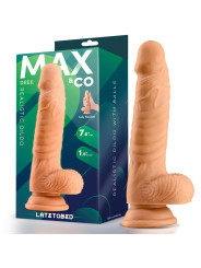 Deek Dildo Realista con Testiculos 7.6 Natural