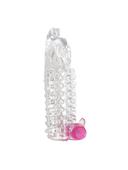 Funda para el Pene con Vibración Transparente