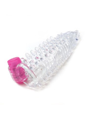 Funda para el Pene con Vibración Transparente