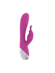 VIbrador Dual USB Silicona Rosa