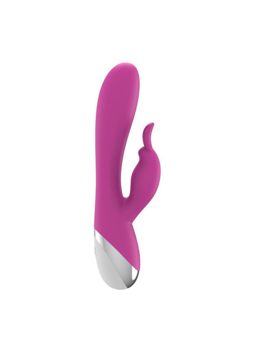 VIbrador Dual USB Silicona Rosa