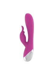 VIbrador Dual USB Silicona Rosa