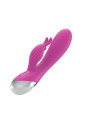 VIbrador Dual USB Silicona Rosa