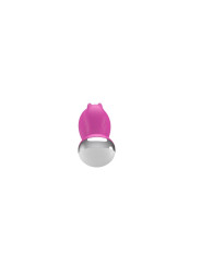 VIbrador Dual USB Silicona Rosa