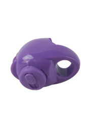 Anillo para el Dedo con Vibración Púrpura
