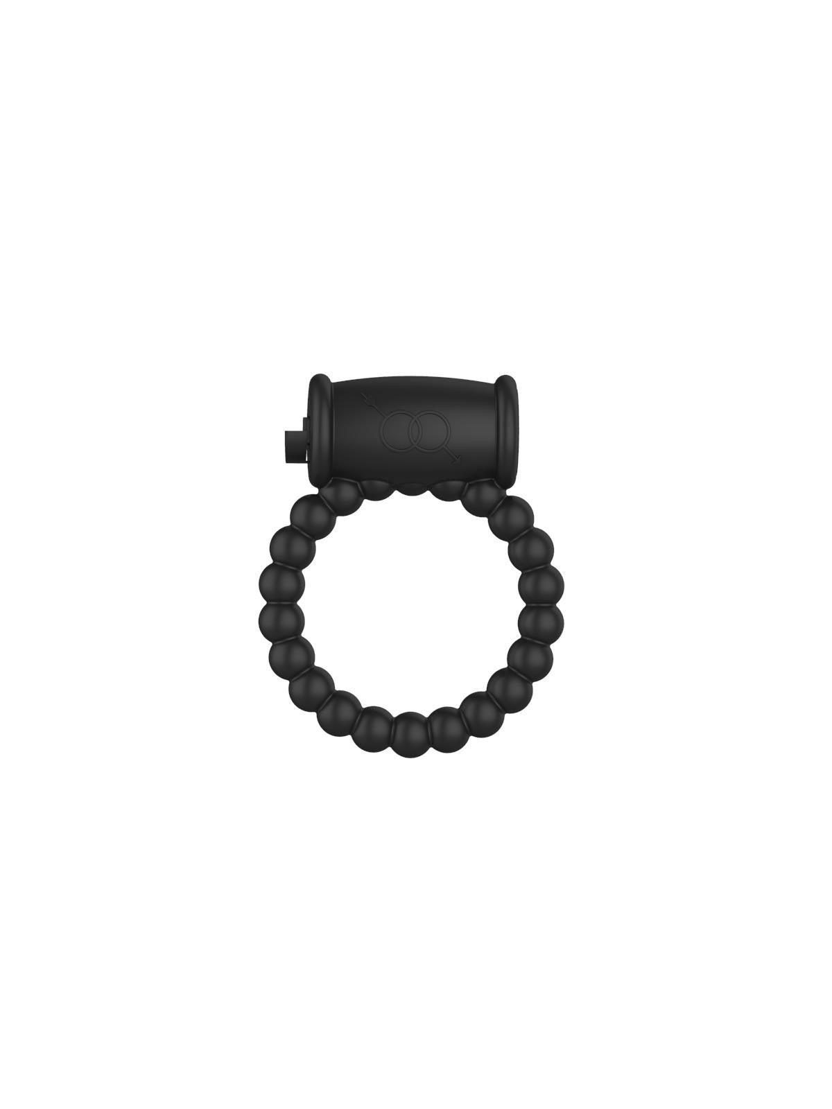 Anillo para el Pene con Vibración Negro