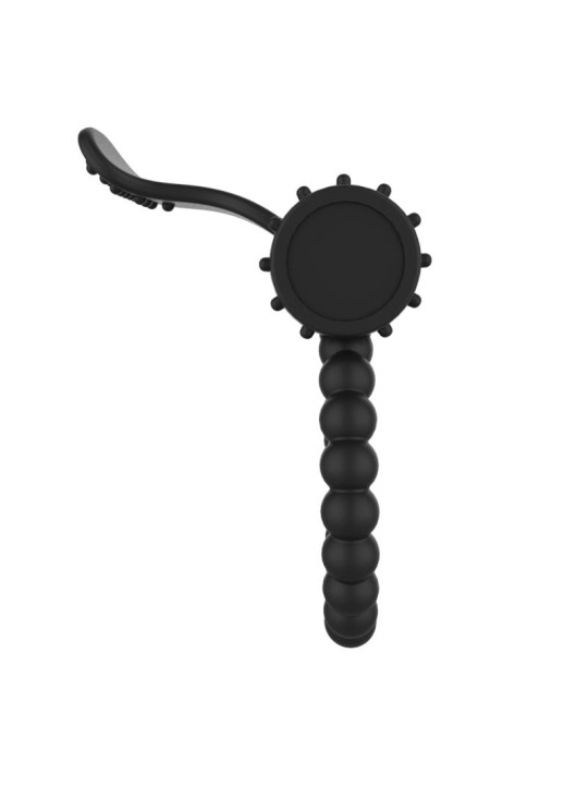 Anillo para el Pene con Vibración Negro