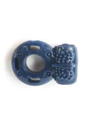 Anillo para el Pene con Vibración Azul