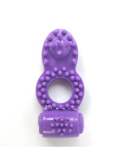 Anillo para el Pene con Vibración Púrpura