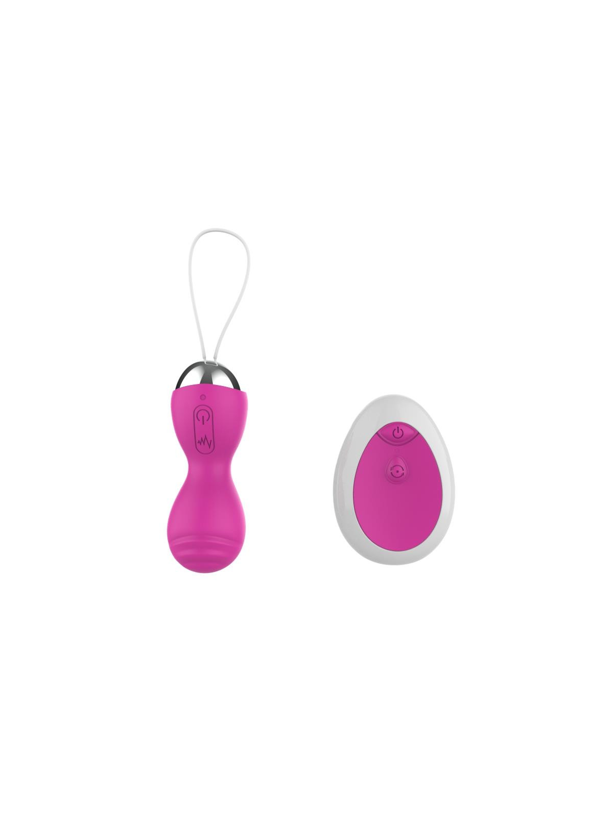Huevo Vibrador con Control Remoto USB Rosa