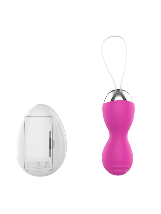 Huevo Vibrador con Control Remoto USB Rosa
