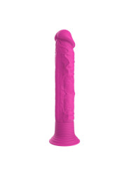 Dildo Realista con Vibración Silicona Rosa