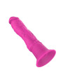 Dildo Realista con Vibración Silicona Rosa