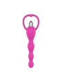 Cadena Anal con Vibración Rosa
