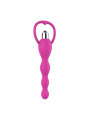 Cadena Anal con Vibración Rosa