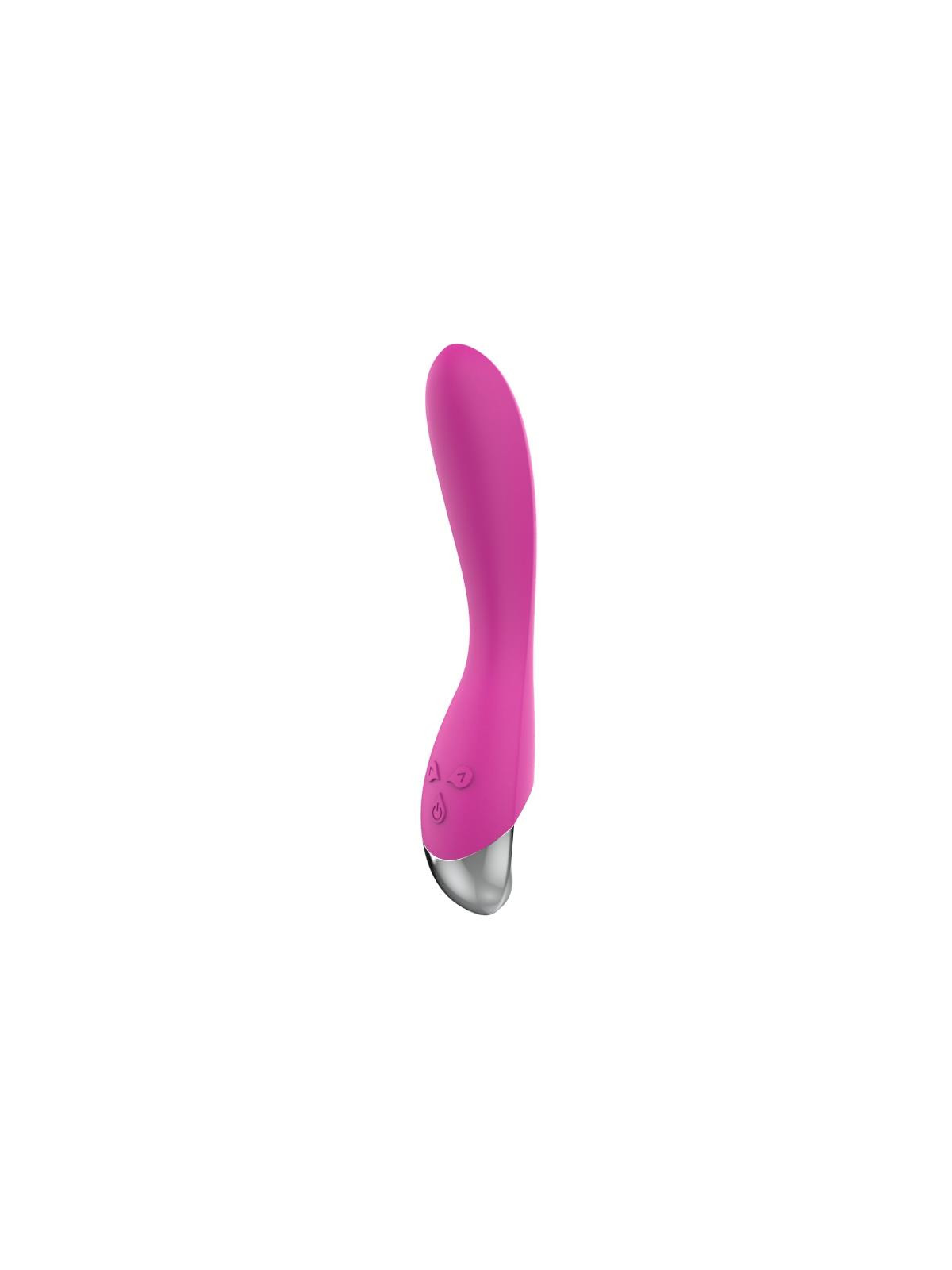 Vibrador 6 Funciones USB Rosa