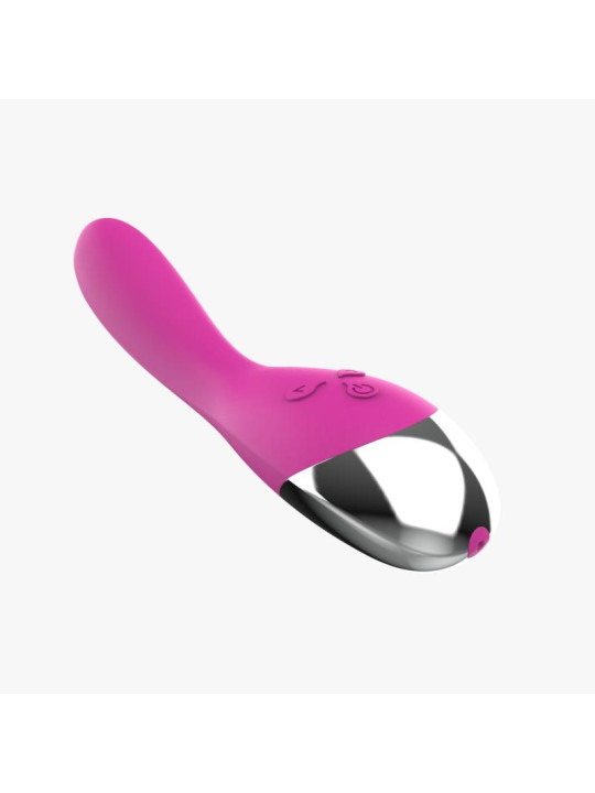 Vibrador 6 Funciones USB Rosa