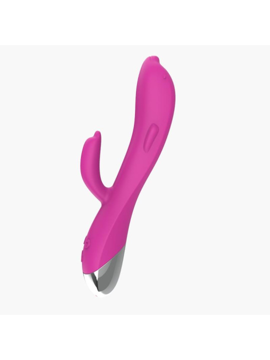 Vibrador Dolphin 6 Funciones USB Rosa