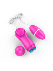 Laaso Huevo Vibrador Multi Velocidad Control Remoto Rose