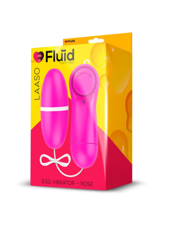 Laaso Huevo Vibrador Multi Velocidad Control Remoto Rose