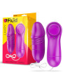 Laary Huevo Vibrador Multi Velocidad Control Remoto Púrpur