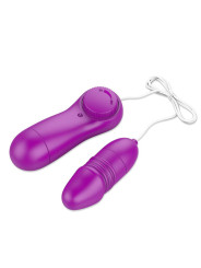 Laary Huevo Vibrador Multi Velocidad Control Remoto Púrpur