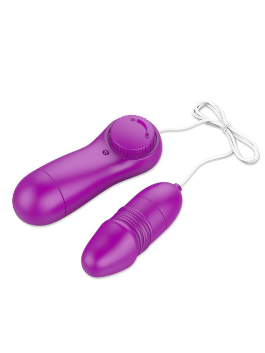 Laary Huevo Vibrador Multi Velocidad Control Remoto Púrpur