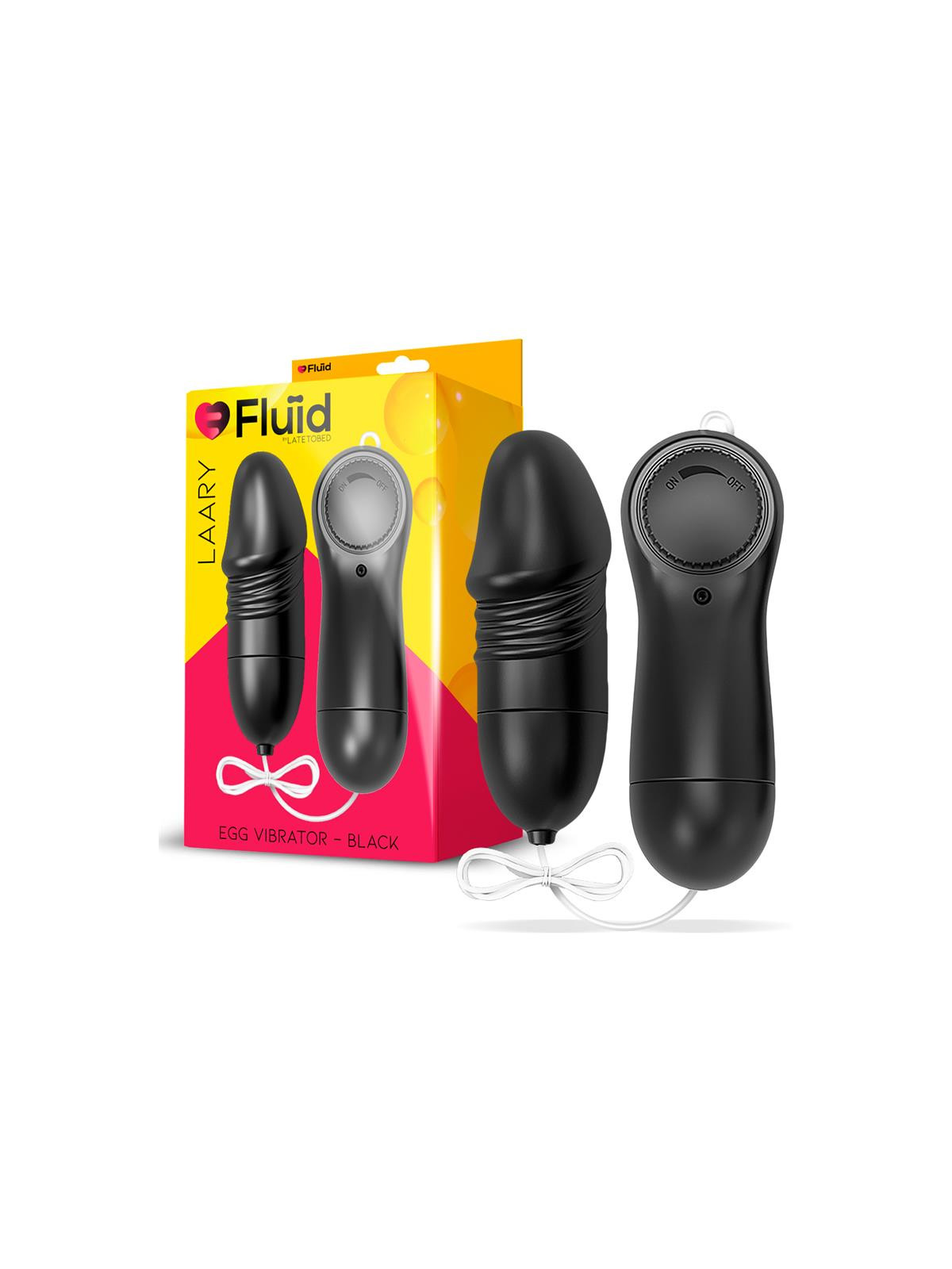 Laary Huevo Vibrador Multi Velocidad Control Remoto Negro