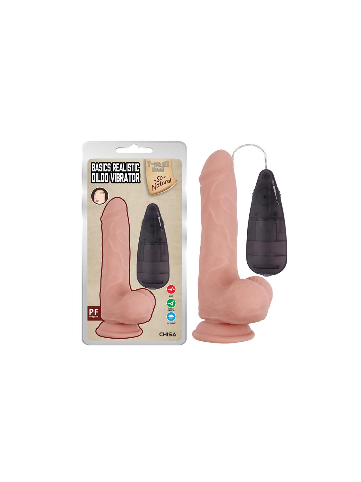 Dildo Vibrador Realista Basics Realistic 7,8