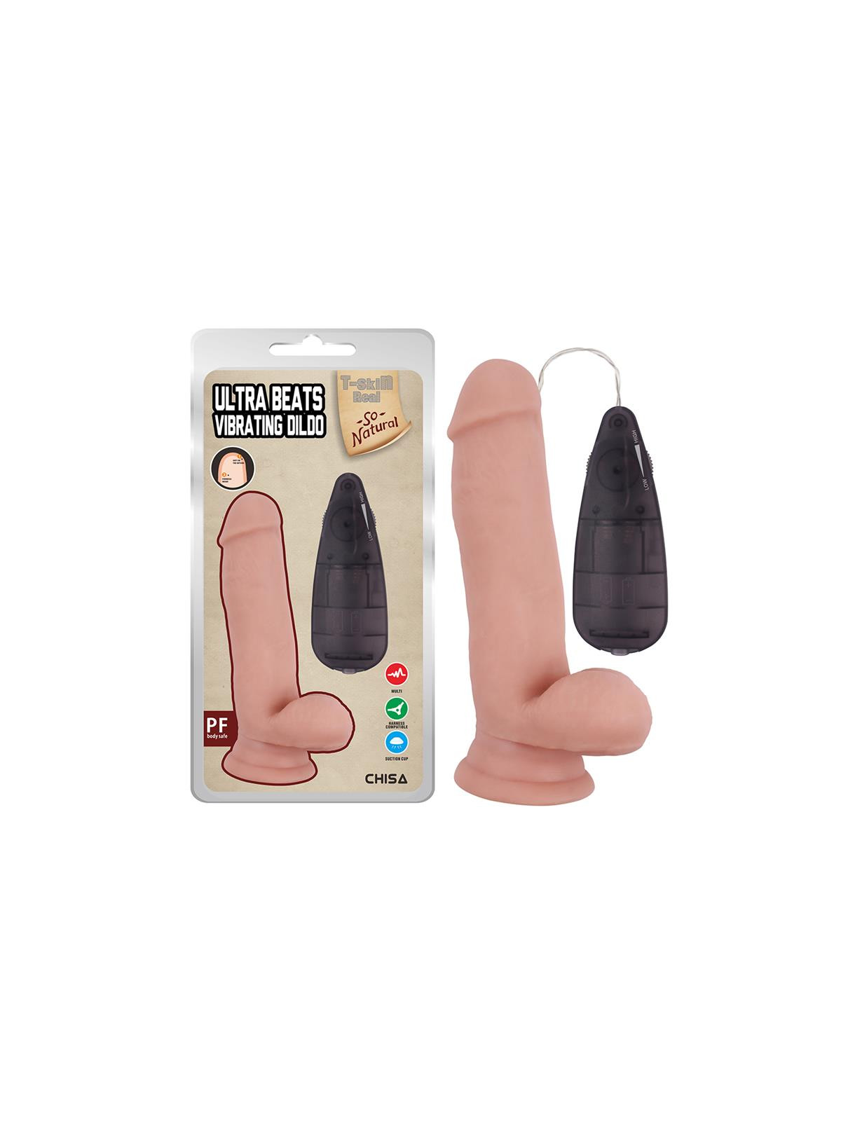 Dildo Vibrador Realista Ultra Beats 6.8
