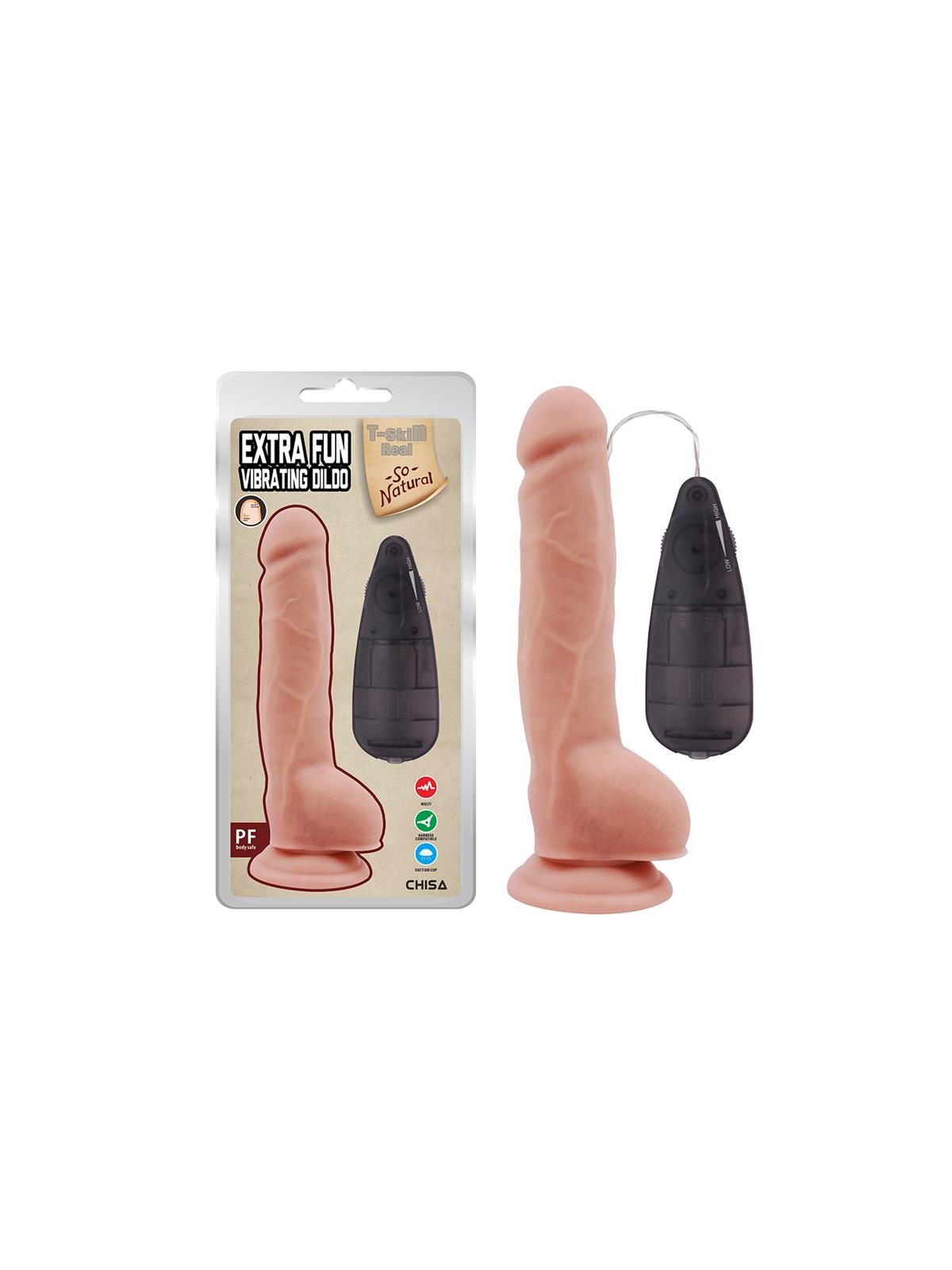 Dildo Vibrador Realista Extra Fun 9.2